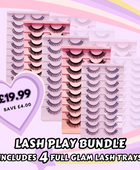 Lash Play | Variety Lash Tray Bundle | 4 Faux Mink Eyelash Trays